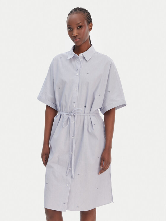 JOOP! Jeans Marškinių tipo suknelė · Mėlyna · Mini