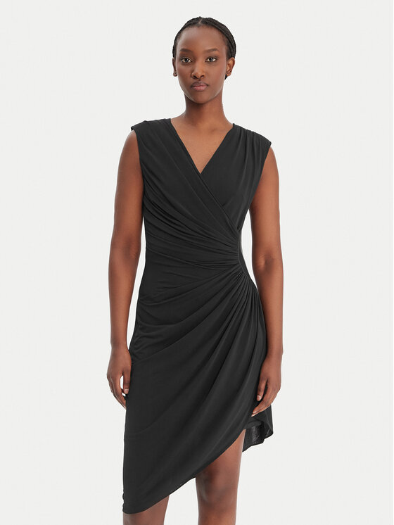 KARL LAGERFELD Kokteilinė suknelė · Juoda · Midi