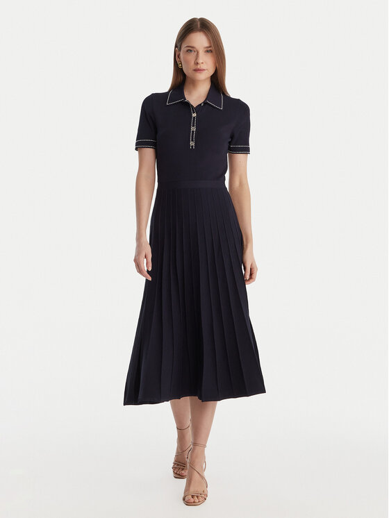 MICHAEL Michael Kors Trikotažinė suknelė · Tamsiai mėlyna · Midi