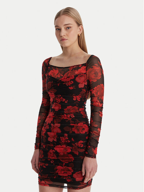 Guess Kokteilinė suknelė · Raudona · Mini