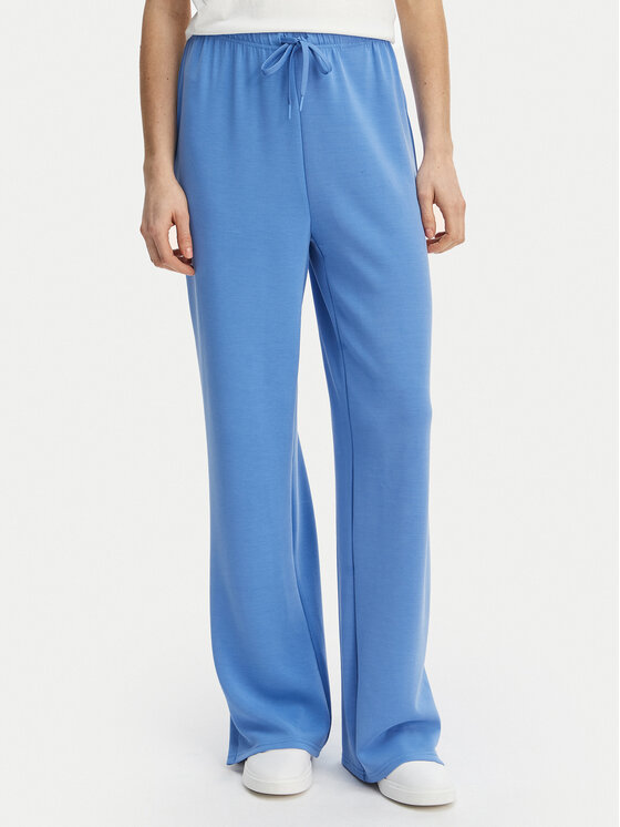 ONLY Medžiaginės kelnės · Mėlyna · Relaxed Fit