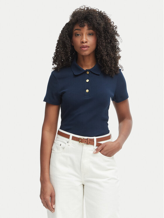 Tommy Hilfiger Polo marškinėliai · Tamsiai mėlyna