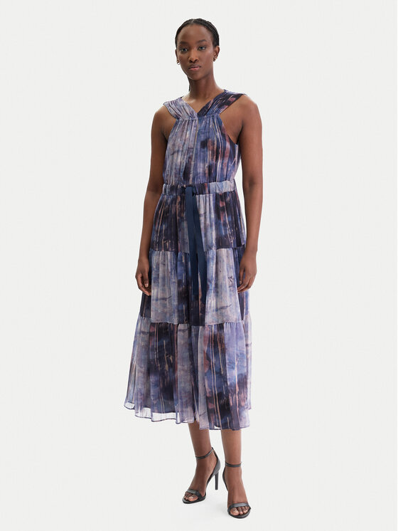 DKNY Kokteilinė suknelė · Tamsiai mėlyna · Midi