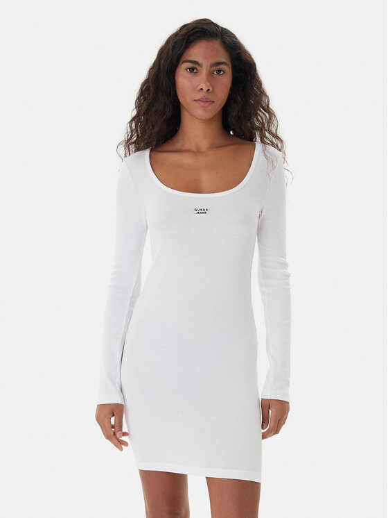 Guess Jeans Kasdieninė suknelė · Balta