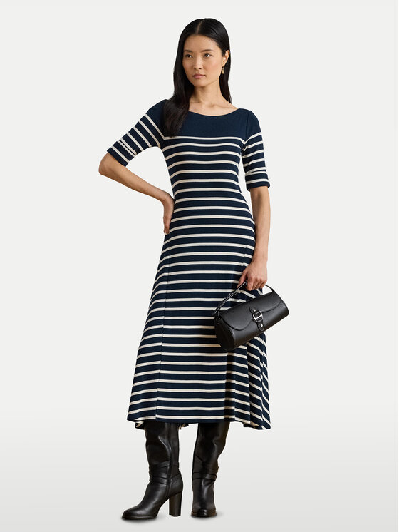 LAUREN RALPH LAUREN Kasdieninė suknelė · Tamsiai mėlyna · Midi