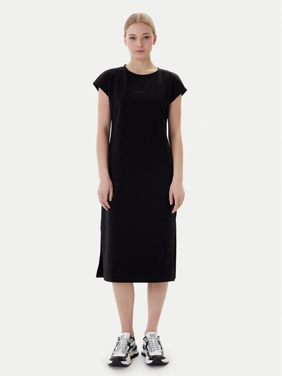 EA7 Emporio Armani Kasdieninė suknelė · Juoda · Midi