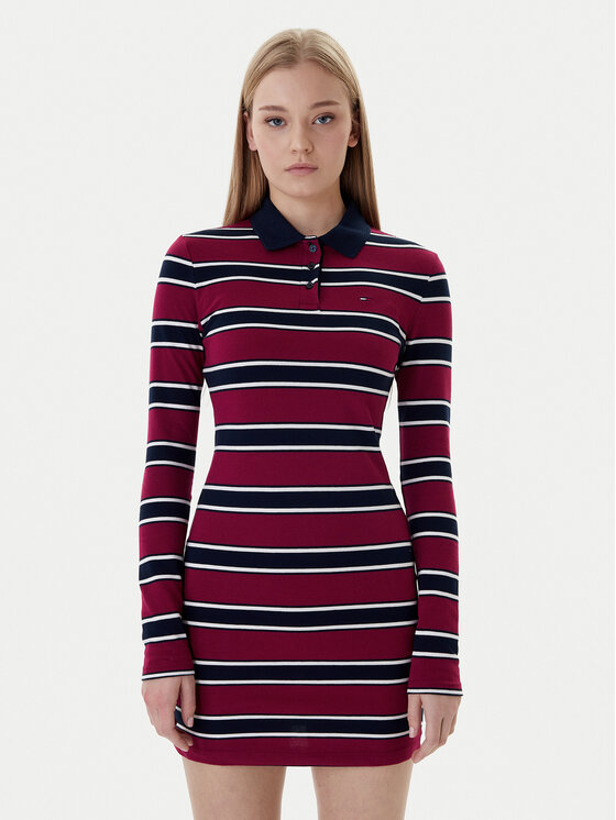 Tommy Jeans Kasdieninė suknelė · Raudona · Mini