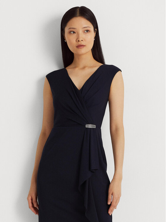 LAUREN RALPH LAUREN Kokteilinė suknelė · Tamsiai mėlyna · Mini