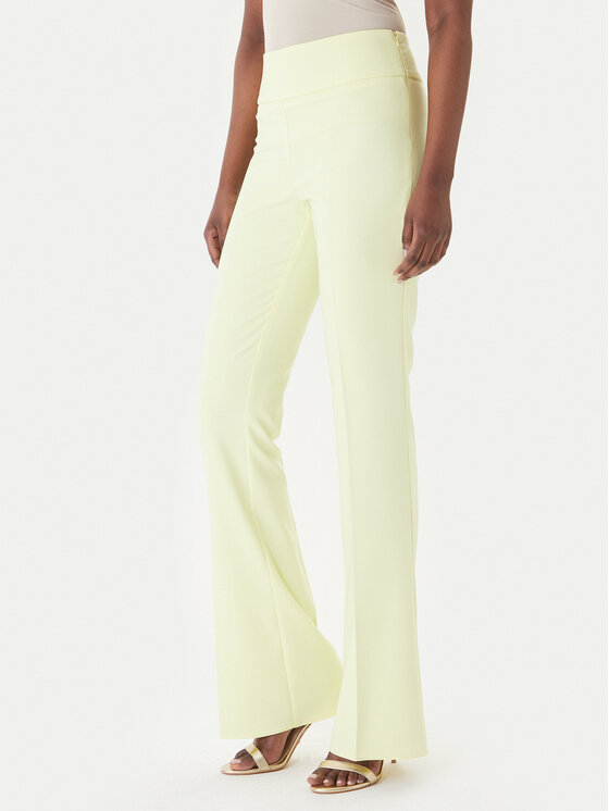 Rinascimento Medžiaginės kelnės · Geltona · Slim Fit