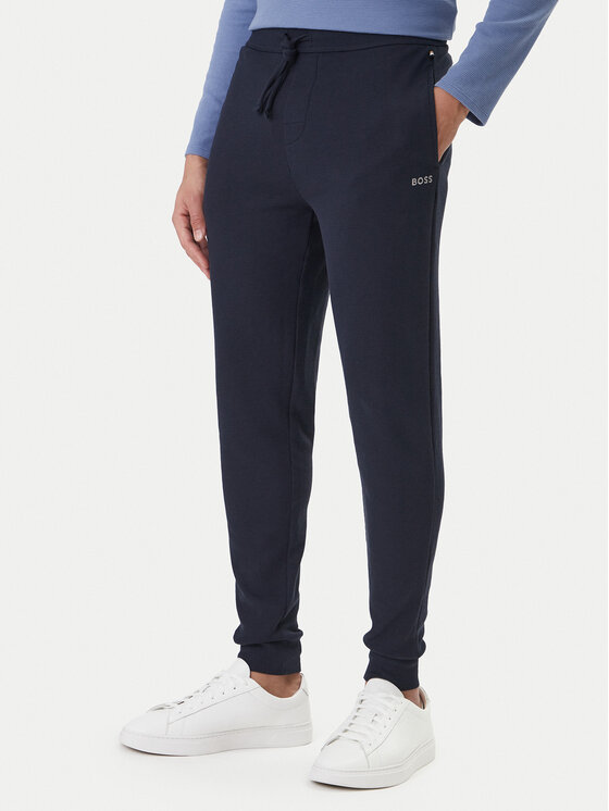 BOSS Sportinės kelnės · Tamsiai mėlyna · Regular Fit