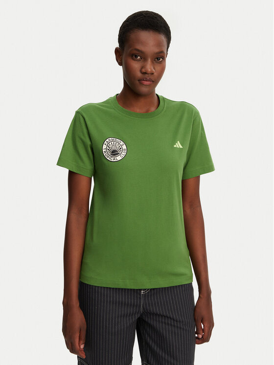 adidas Marškinėliai · FARM Rio · Žalia