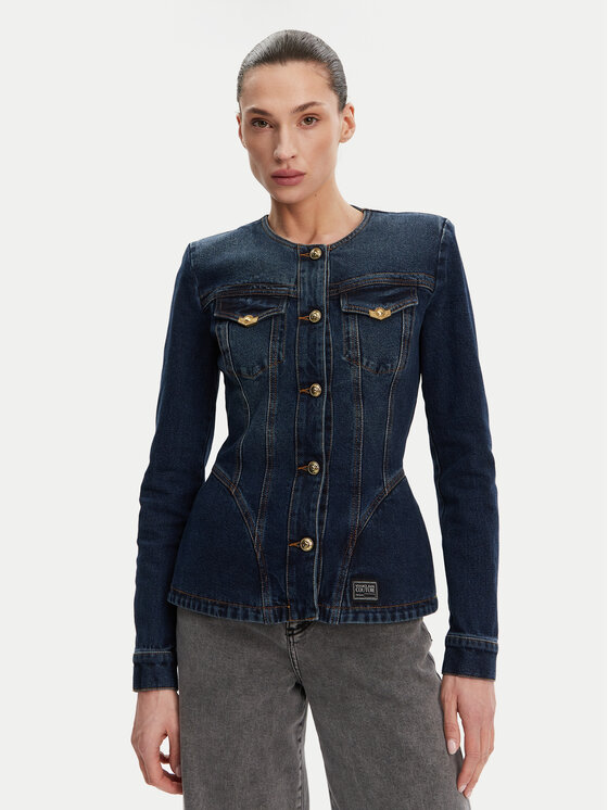 Versace Jeans Couture Džinsinė striukė · Mėlyna