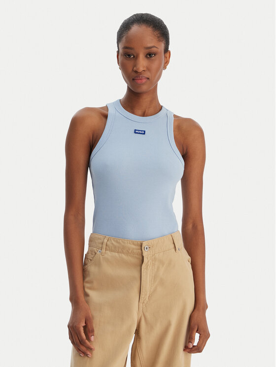 HUGO Marškinėliai · Žydra