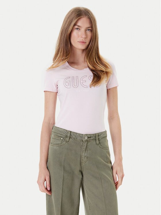 Guess Marškinėliai · Rožinė