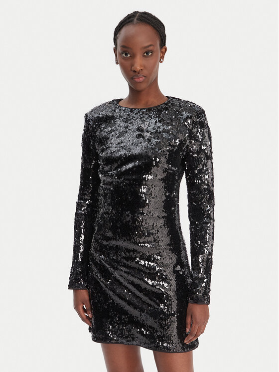 Guess Kokteilinė suknelė · Juoda · Mini