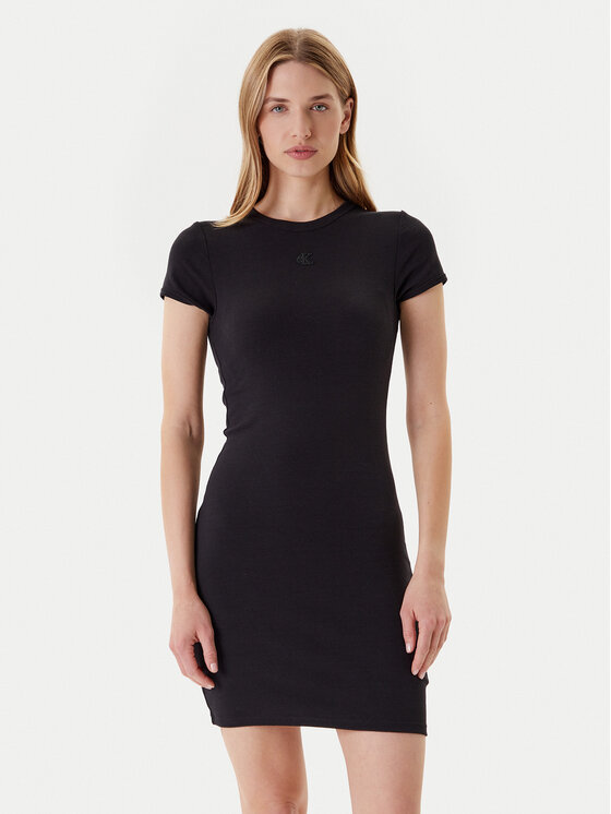 Calvin Klein Jeans Kasdieninė suknelė · Juoda · Mini