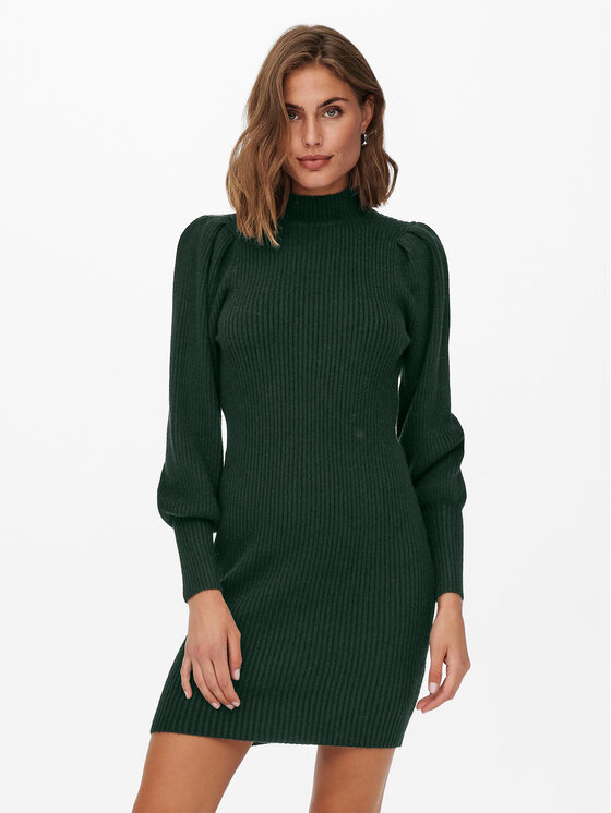ONLY Trikotažinė suknelė · Žalia · Mini
