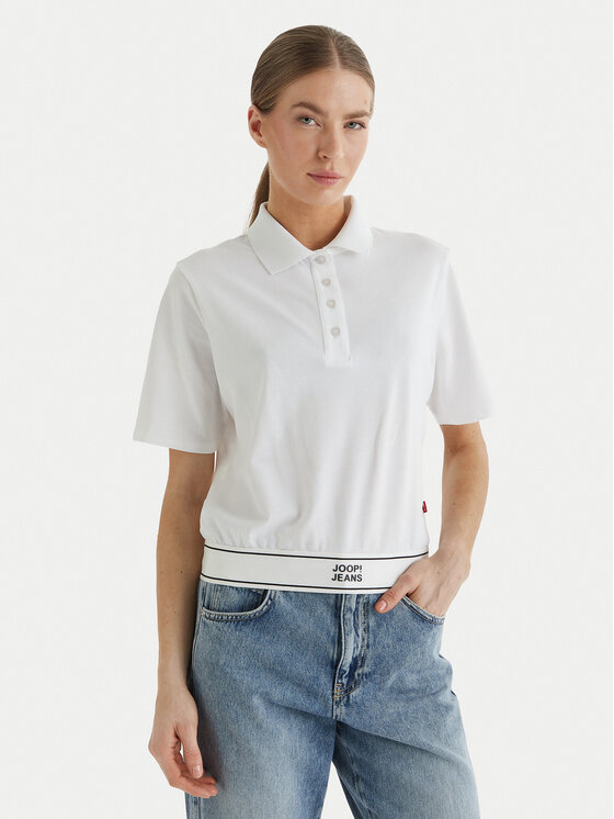 JOOP! Jeans Polo marškinėliai · Balta