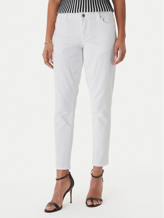 Fracomina Džinsai · Balta · Slim Fit