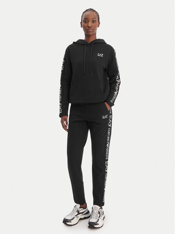 EA7 Emporio Armani Sportinis kostiumas 7W000116 AF10443 MC001 Juoda Regular Fit