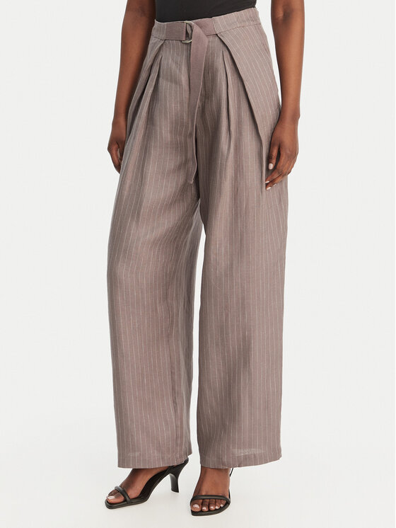 Eleh Medžiaginės kelnės · Pilka · Oversize