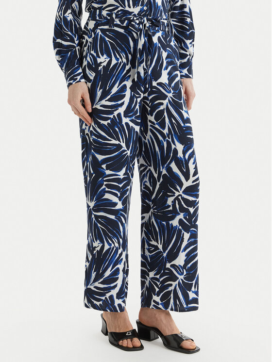 ONLY Medžiaginės kelnės · Tamsiai mėlyna · Regular Fit