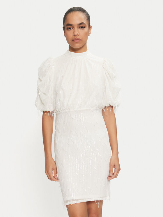 YAS Kokteilinė suknelė · Écru · Mini