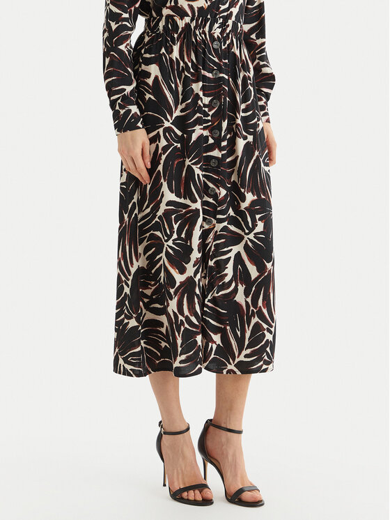 ONLY Midi sijonas · Juoda · Midi