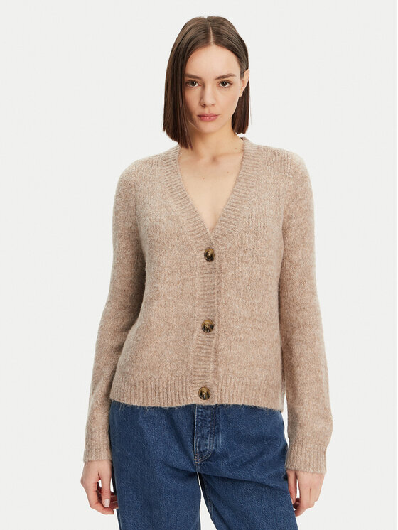 ONLY Kardiganas · Smėlio · Regular Fit