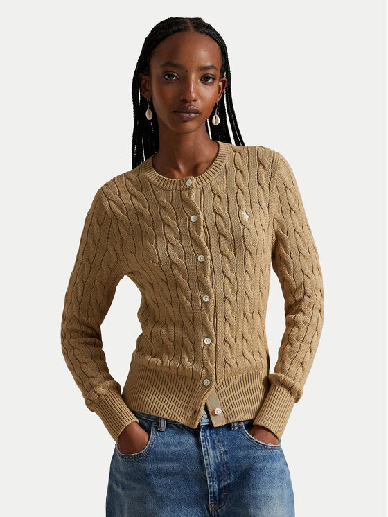 Polo Ralph Lauren Kardiganas · Smėlio · Slim Fit