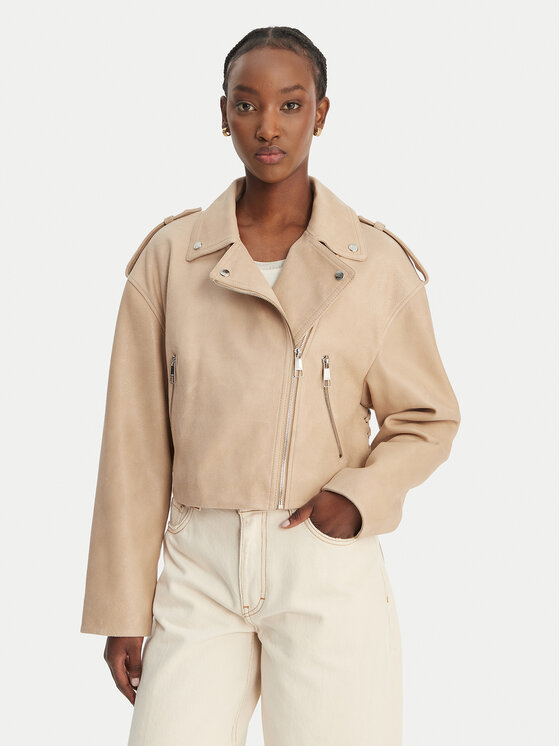 BOSS Odinė striukė · Smėlio