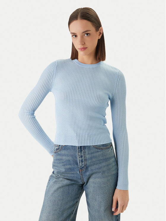 HUGO Megztinis · Žydra · Slim Fit