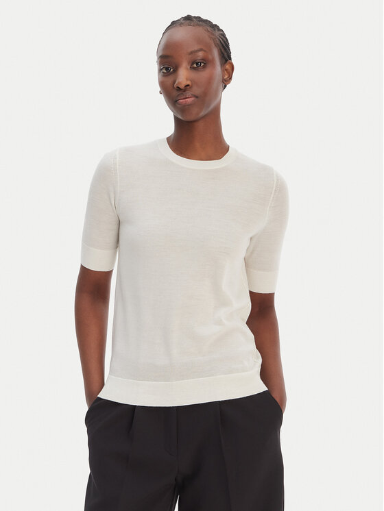 BOSS Megztinis · Smėlio · Slim Fit