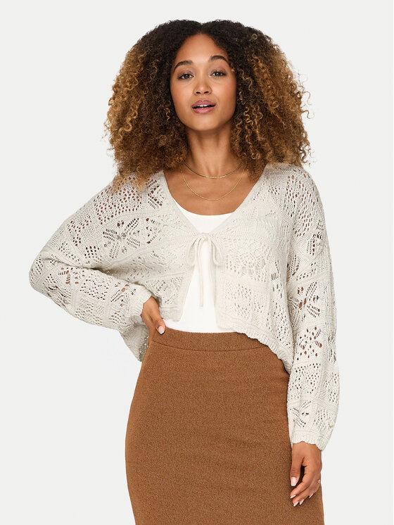 ONLY Kardiganas · Balta · Regular Fit