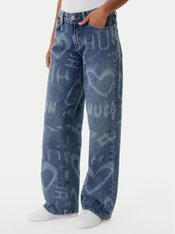 HUGO Džinsai · Mėlyna · Regular Fit