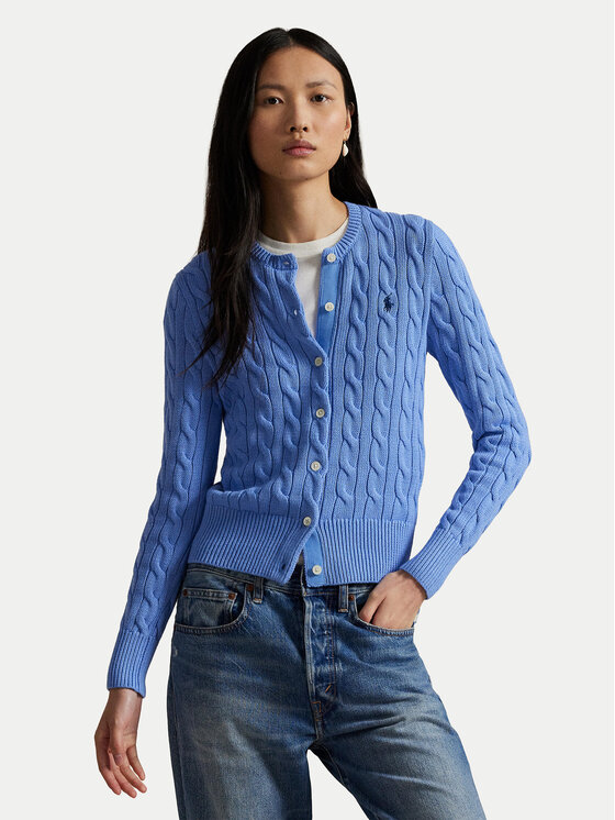 Polo Ralph Lauren Kardiganas · Žydra · Slim Fit