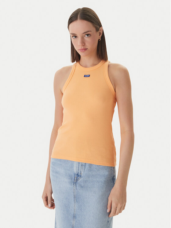 HUGO Marškinėliai · Oranžinė