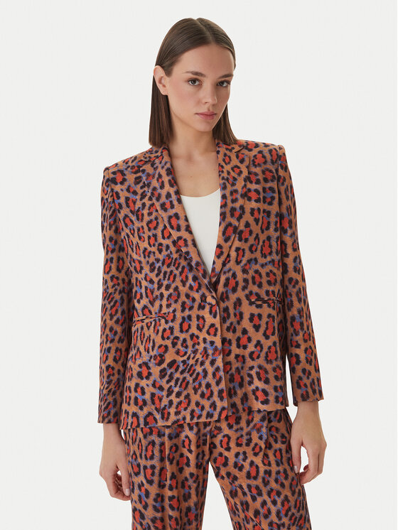 LOLA CASADEMUNT Švarkas · Ruda · Regular Fit