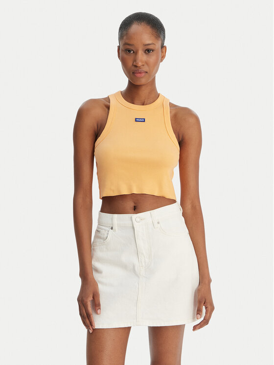 HUGO Marškinėliai · Oranžinė