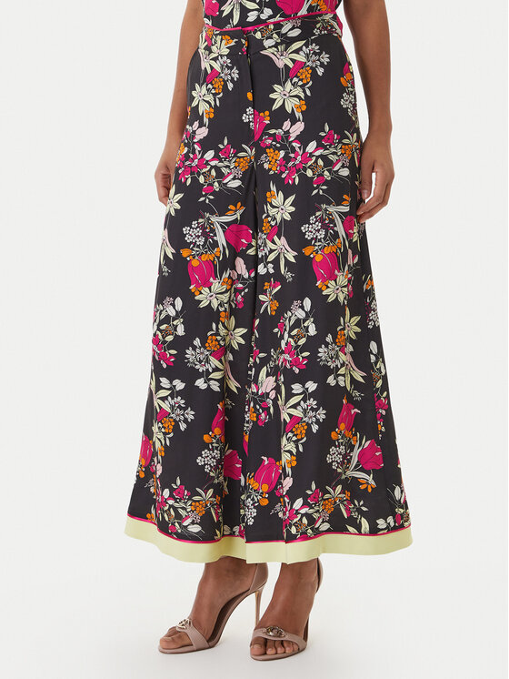 Simona Corsellini Medžiaginės kelnės · Juoda · Regular Fit