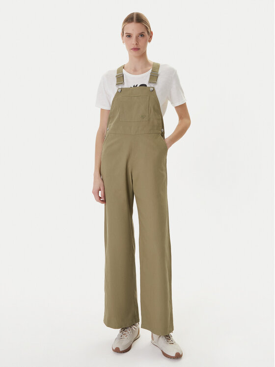 Roxy Kelnės su petnešomis · Žalia · Regular Fit