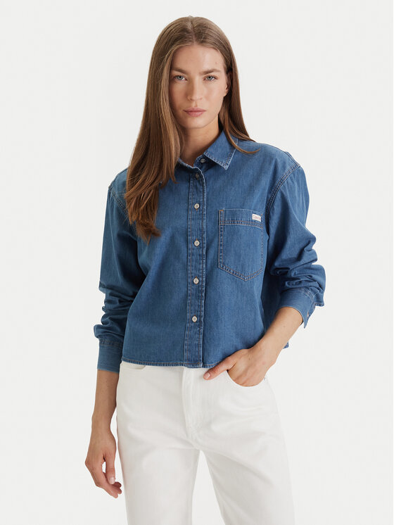 Calvin Klein Jeans džinsiniai marškiniai  · Mėlyna