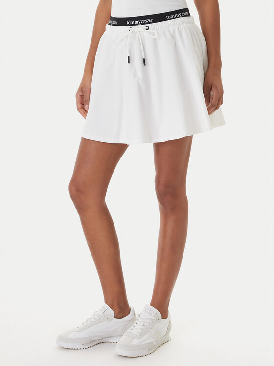 Tommy Jeans Mini sijonas · Balta · Mini