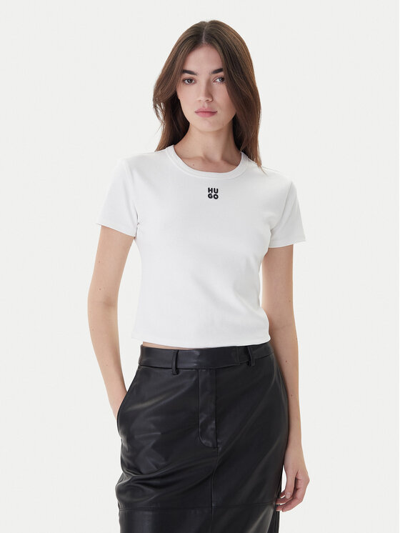 HUGO Marškinėliai · Balta