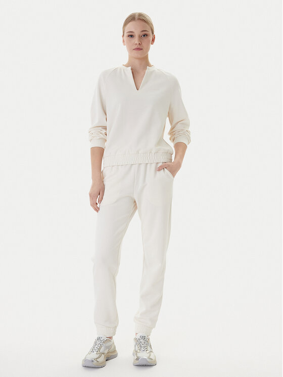 EA7 Emporio Armani Sportinis kostiumas 7W000976 AF12501 U0004 Écru Regular Fit