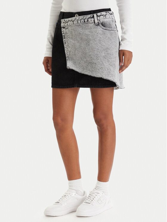 Karl Lagerfeld Jeans Džinsinis sijonas · Pilka · Mini