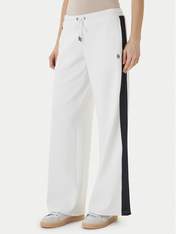 Guess Jeans Sportinės kelnės · Balta · Relaxed Fit