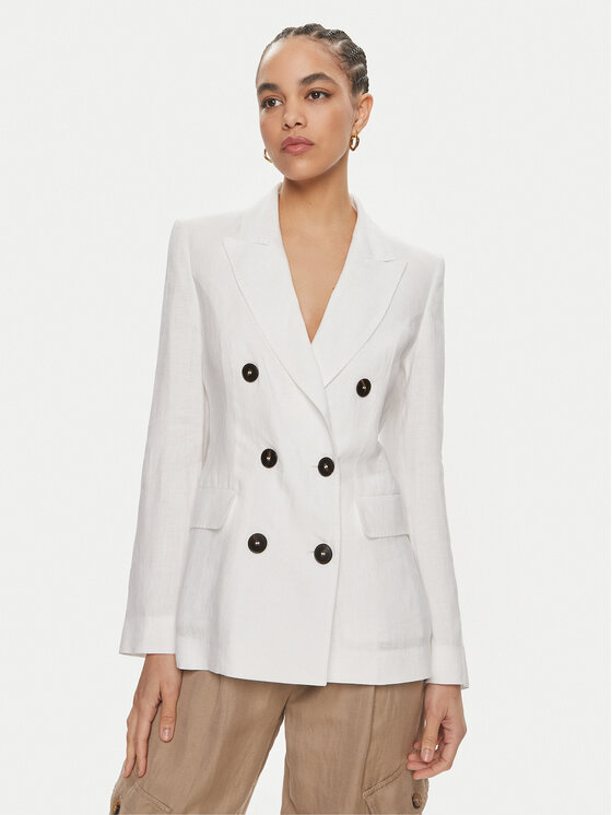 Marella Švarkas · Balta · Regular Fit