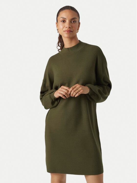 Vero Moda Trikotažinė suknelė · Žalia · Mini