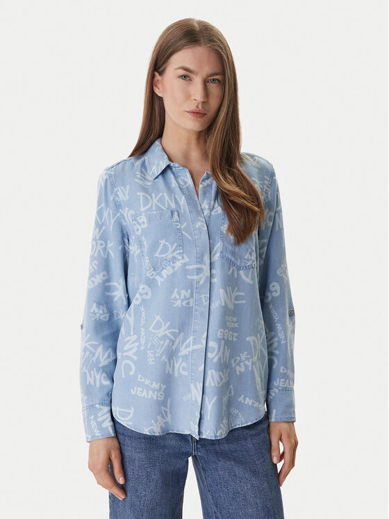 DKNY Marškiniai · Žydra